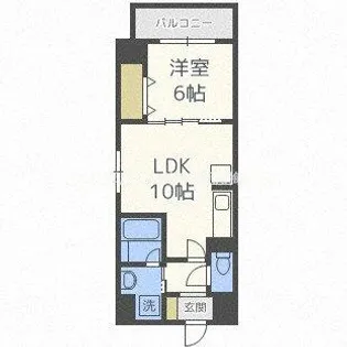 フォートレス神崎川Center【5階】の間取り