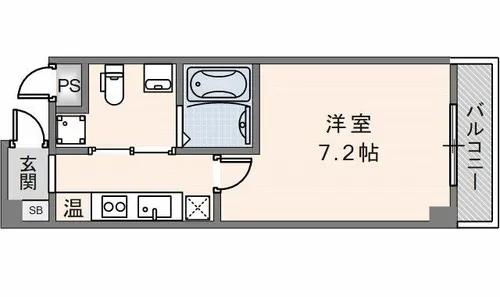 第7美和マンション【805号室】の間取り