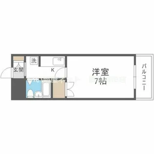 イルソーレ東三国【4階】の間取り