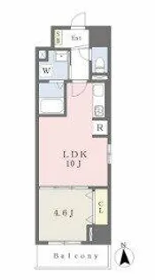 アイリープラザ上ノ丸【201号室】の間取り