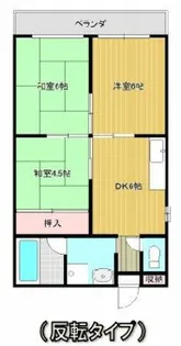 カワデンハイツⅢ【1階】の間取り