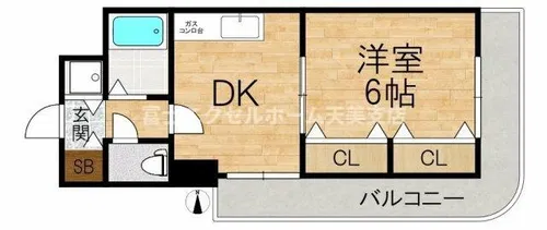 ふぁみーゆ東住吉【3階】の間取り