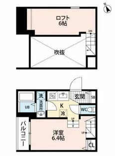 リブェール井尻【2階】の間取り
