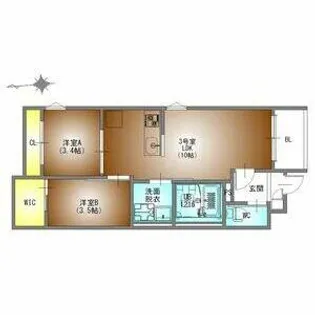 REGALEST名古屋駅前【1階】の間取り