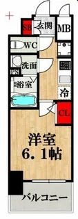 エステムコート梅田・天神橋Ⅳステーションフロント【7階】の間取り