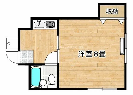 富士マンション【402号室】の間取り