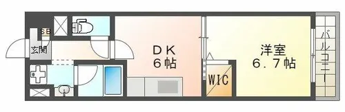 セジュールCR【1階】の間取り