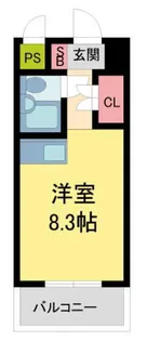 メゾン・ド・ラミール【104号室】の間取り