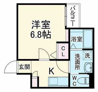 H-maison門真南Ⅱ【2階】の間取り