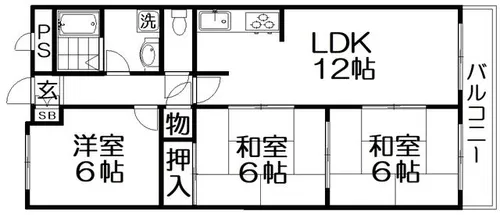 HIKO壱番館【2階】の間取り
