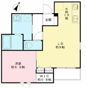 ポラリス【201号室】の間取り