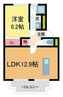 コートビレジII【2階】の間取り