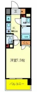 ファミールリブレ梅田東【5階】の間取り
