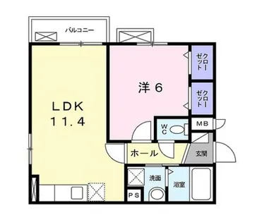 グランシェル【2階】の間取り