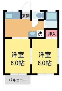 ハイツクローバー【2階】の間取り