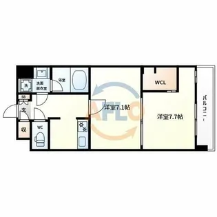 THE MUSIC COURT【5階】の間取り