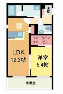 The Terrace 西宮北口【101号室】の間取り