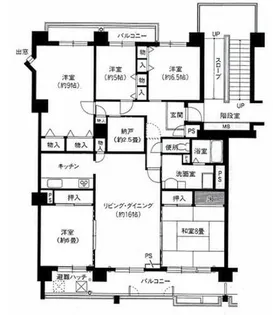 あべのセレサ【204号室】の間取り