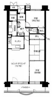 あべのクオレ【13階】の間取り
