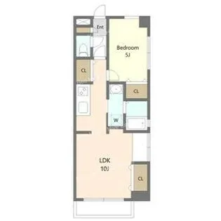 エルザセンティア筒井【305号室】の間取り