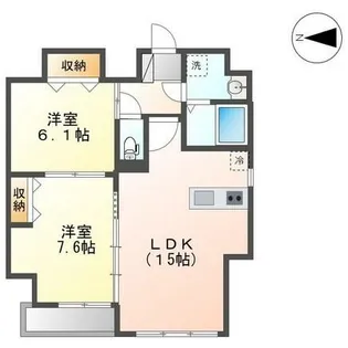 Grand Soleil大須白川【2階】の間取り