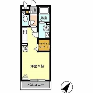パークハイム C棟【307号室】の間取り