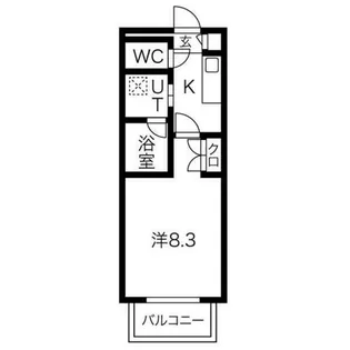 シティライフ今池【8階】の間取り