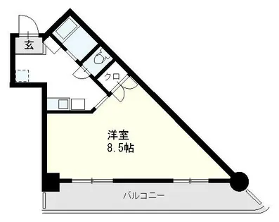 岩保ビル駅南【706号室】の間取り