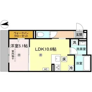 GRAMM岩倉【3階】の間取り