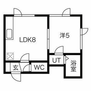 ノースキャピタル【203号室】の間取り