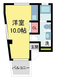 夙川ホワイトマンション【5階】の間取り