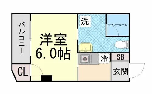 六甲台ベネフィック【1階】の間取り