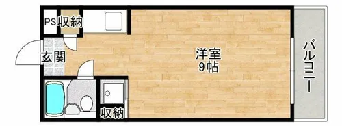 大阪府箕面市粟生間谷東5丁目【マンション】の間取り