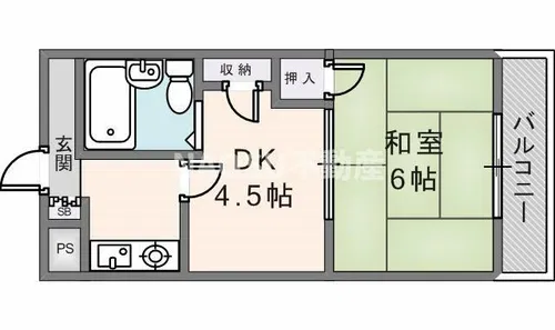 マンションプレザント【901号室】の間取り