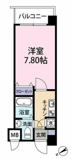 ルシエール高宮【4階】の間取り