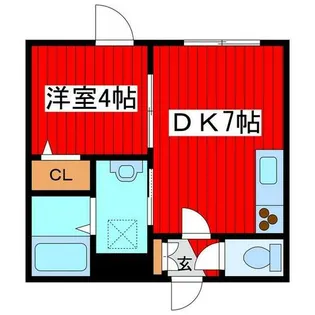 アークタウン西岡D【2階】の間取り