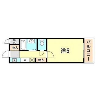 ルックハイツ1【1階】の間取り
