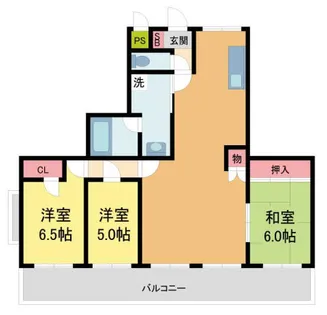 川西町ビル【202号室】の間取り