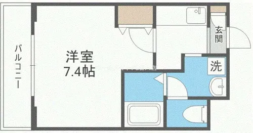 AILE京橋【2階】の間取り