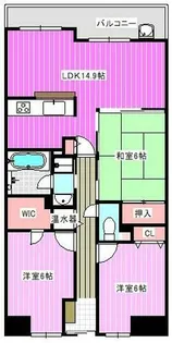 イングス法貴寺【5階】の間取り