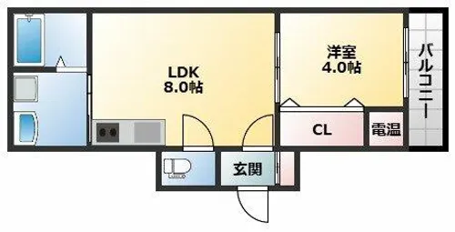 Faseciaサンド【3階】の間取り