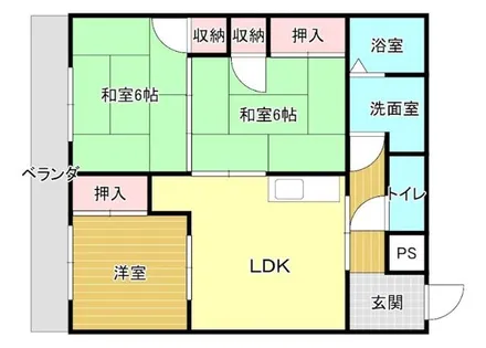 カーサとのまち【602号室】の間取り