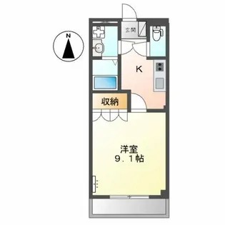 エンゼルグリーンパレス【2階】の間取り