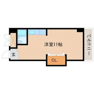 ハイエスト武庫之荘【5階】の間取り