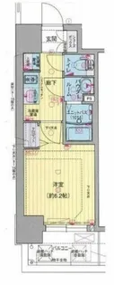 プレサンス大国町ブライス【2階】の間取り