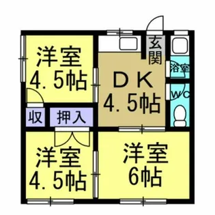 グリーンハイツ泉【101号室】の間取り