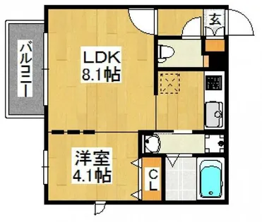 Branche藤崎【2階】の間取り