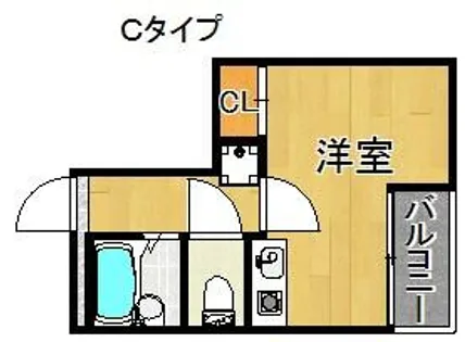 ナニワⅢ番館【3階】の間取り