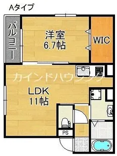 ロチェスドール【2階】の間取り