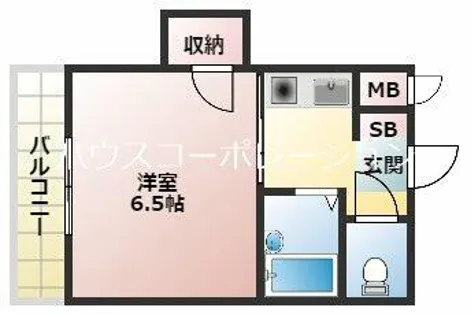 松本ハイツ【2階】の間取り